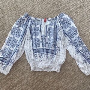 OFF THE SHOULDER - divided Crop top